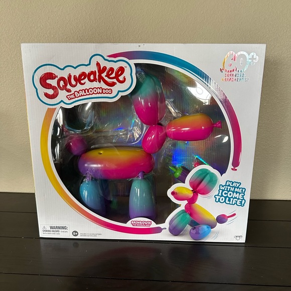 Squeakee The Rainbow Balloon Dog (Interactive) - Picture 1 of 3
